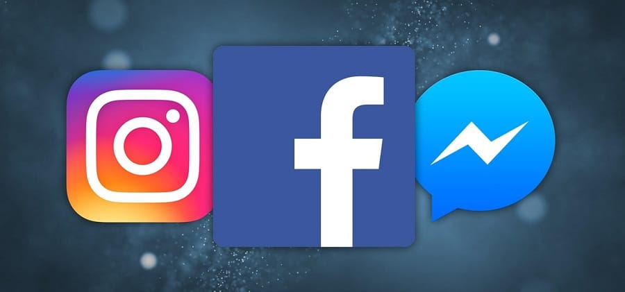 Facebook, Messenger, Instagram.
