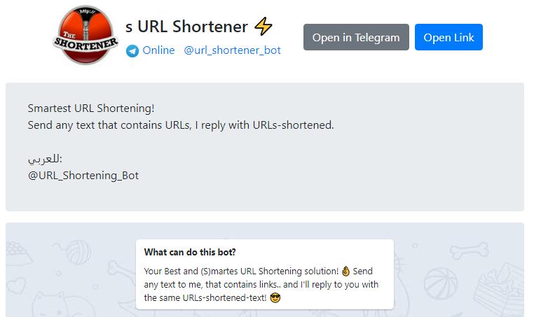 URL Shortener Bot