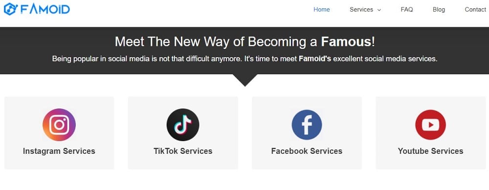 Famoid Homepage