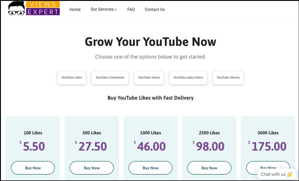 Buy YouTube Likes for ViewsExpert