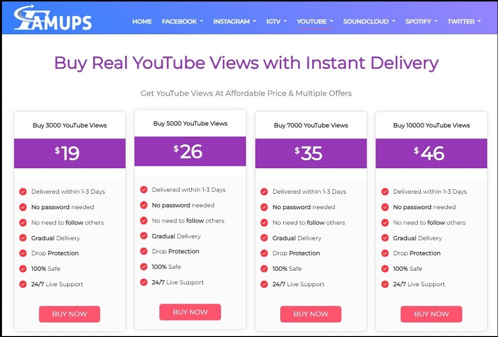 Buy YouTube Views for Famups