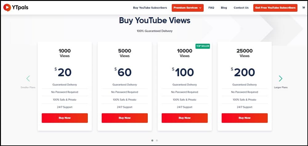 Buy YouTube Views for YTPals