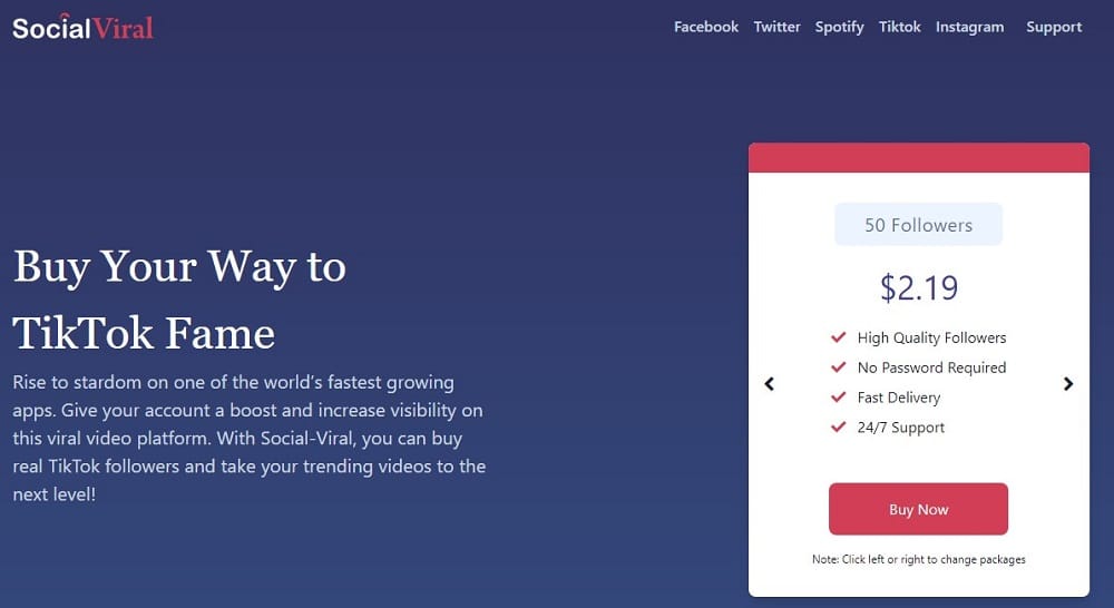SocialViral for Tik Tok Followers Apps