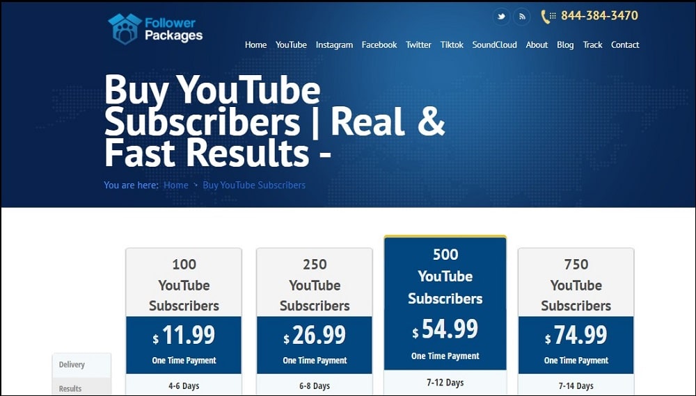 Buy YouTube Subscribers on Follower Packages
