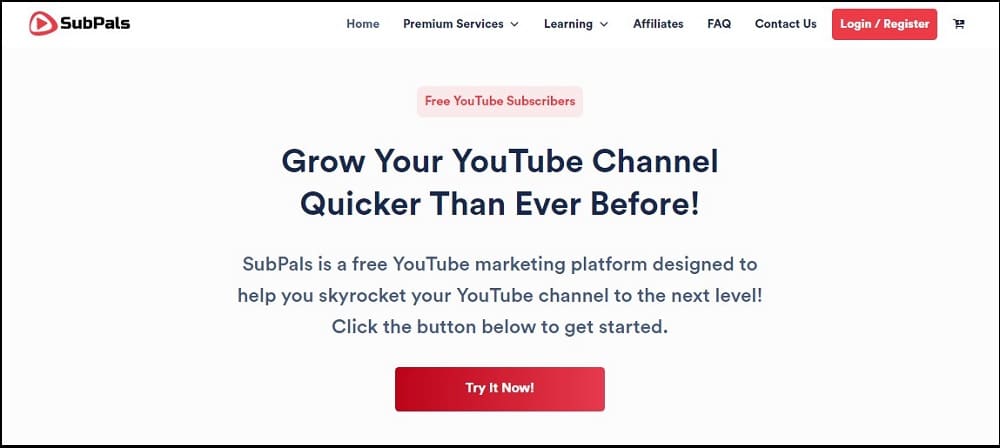 Buy YouTube Subscribers on SubPals