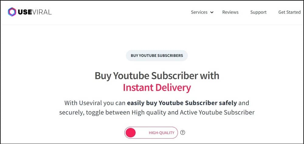 Buy YouTube Subscribers on UseViral