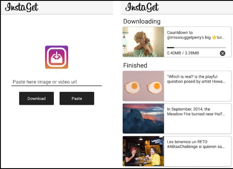 InstaGet one of the Best Instagram Videos Downloaders