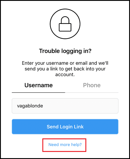Reporting A Hacked Instagram Account
