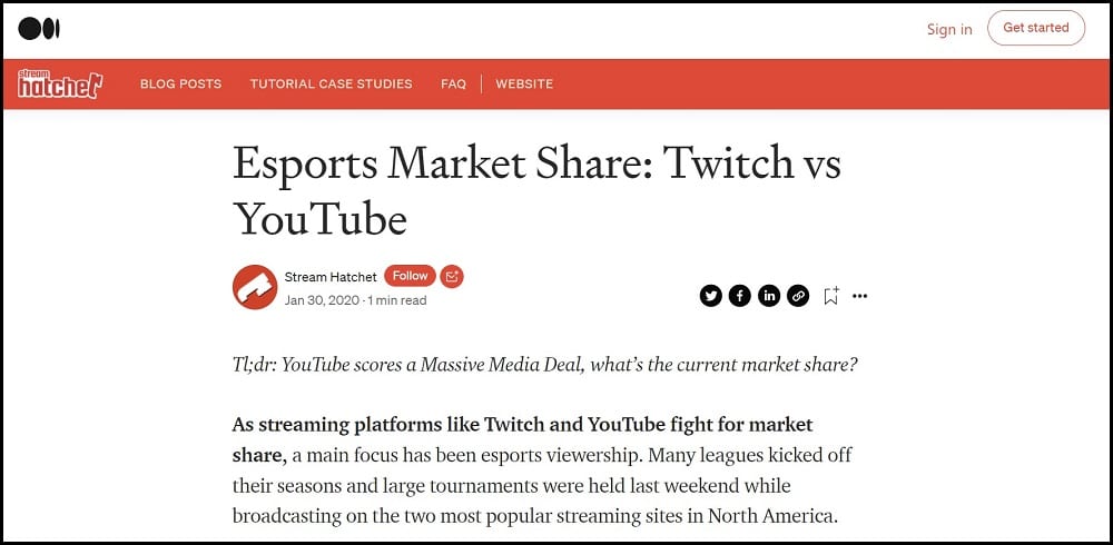 Twitch is responsible for 70 percent of all e-sports viewing