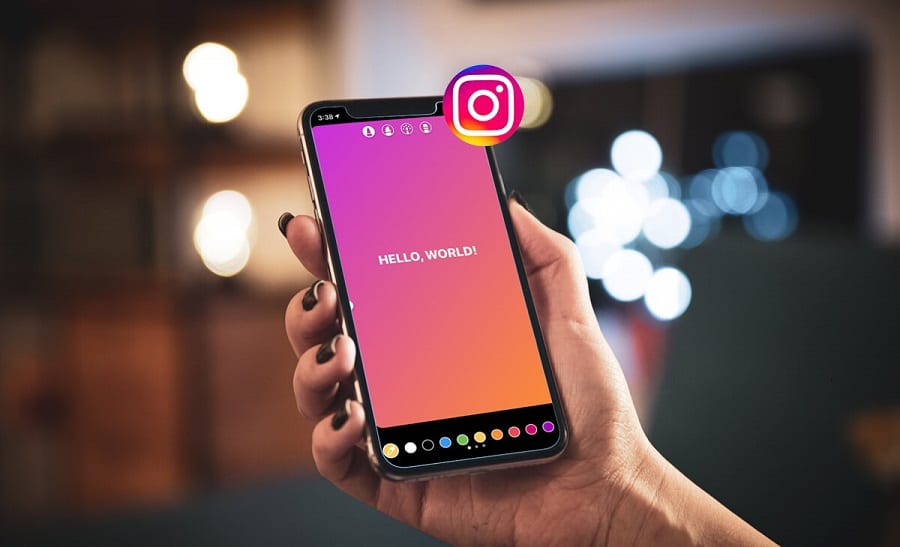 Change Background Color On Image On Instagram