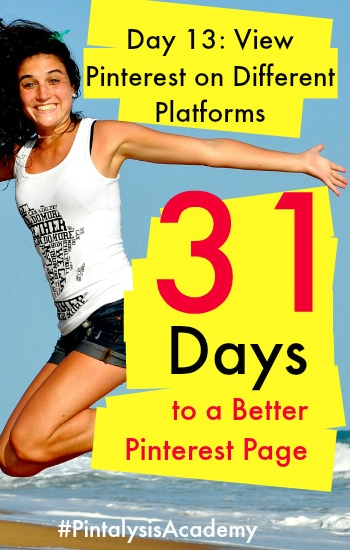31 Days to a Better Pinterest Page Day 13
