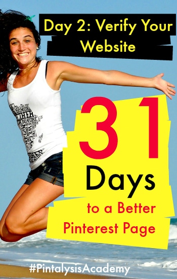 31 Days to a Better Pinterest Page Day 2