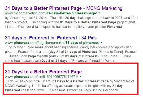 31 Days to a Better Pinterest Page Pin