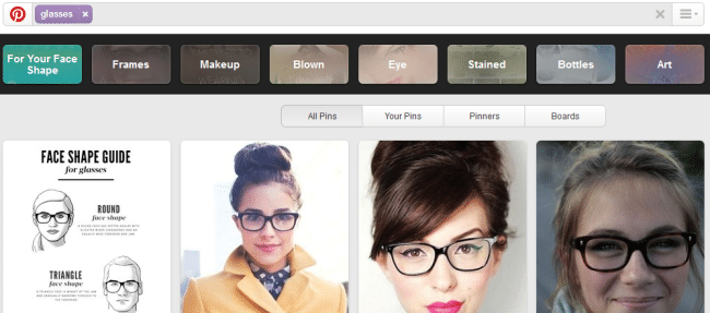 Glasses on Pinterest for Women