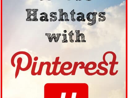 Hashtags on Pinterest