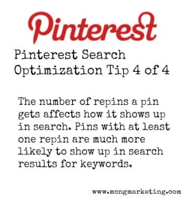 Pinterest Tips for Search Optimization overview