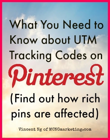 UTM Tracking Codes on Pinterest