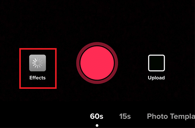 Effects button