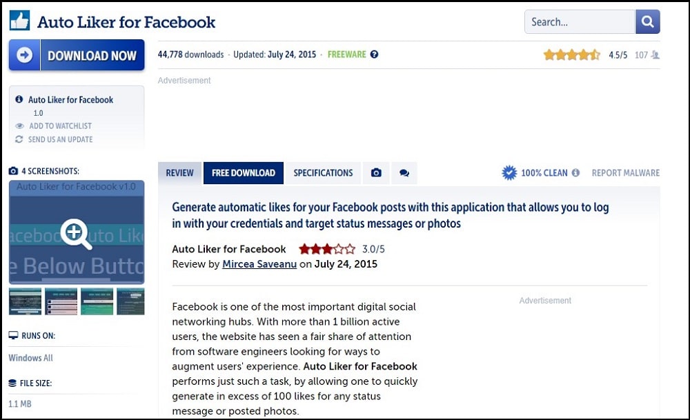 Facebook Auto Likers for Auto Liker
