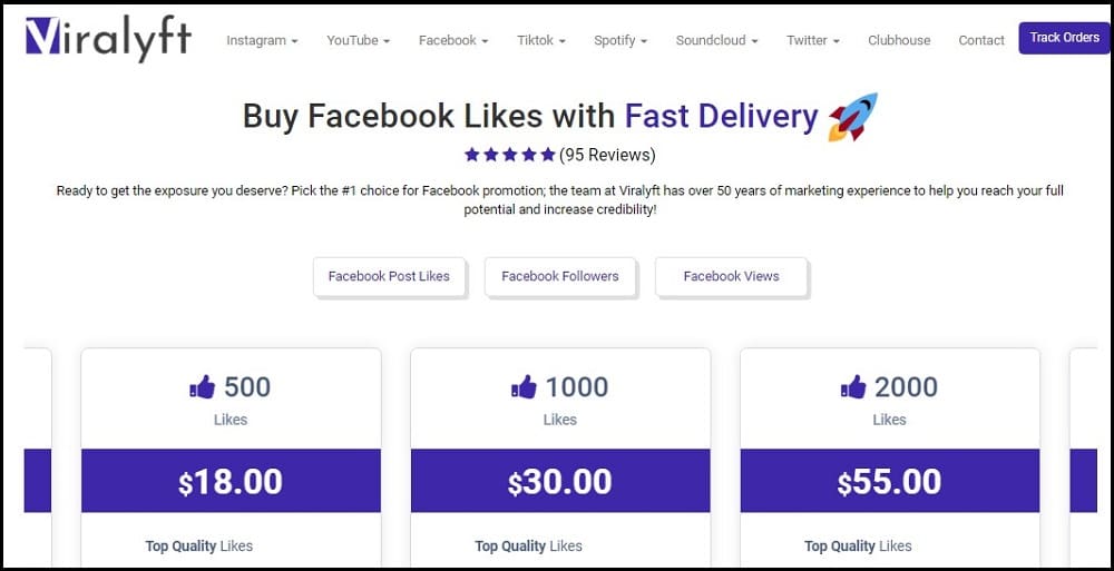 Viralyft Buy Facebook Price