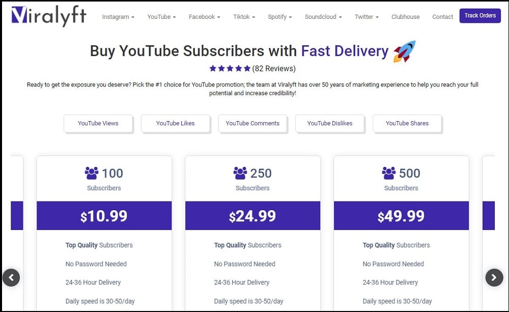 Viralyft Buy Youtube Price