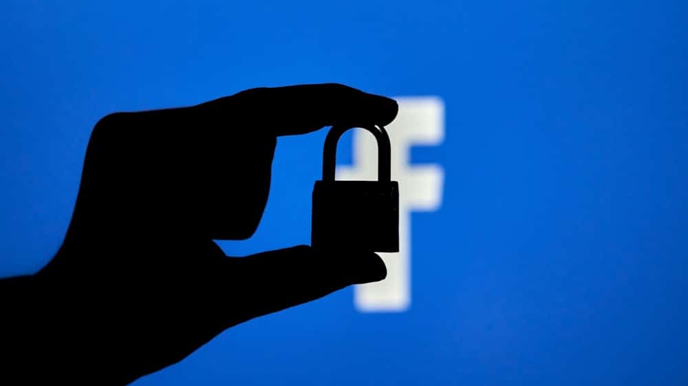 facebook padlock