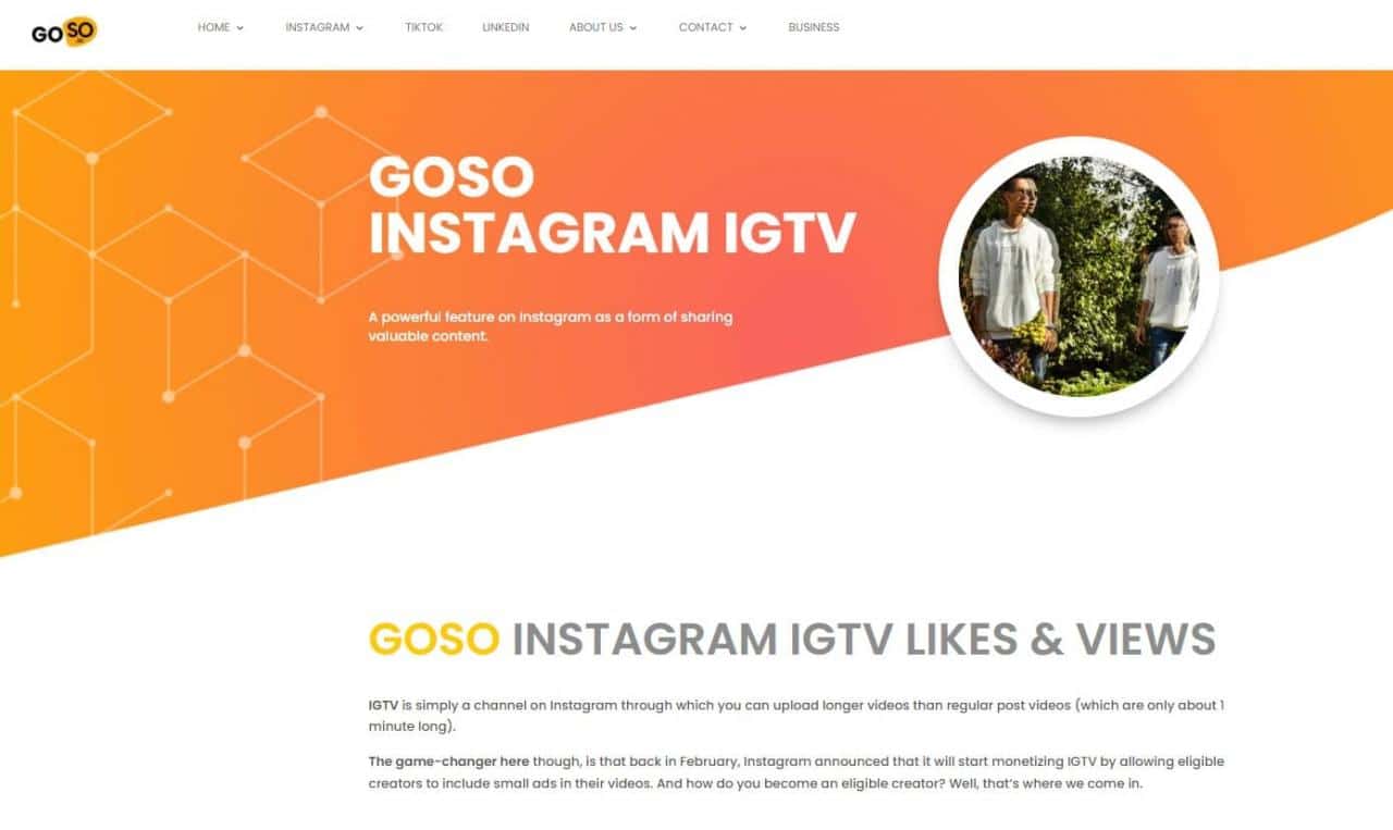 Goso IGTV Views