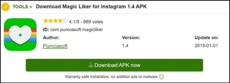 Magic Liker for Like Tags on apk