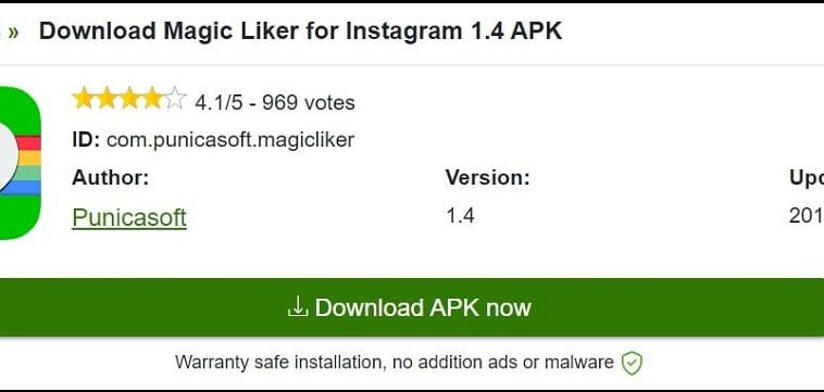 Magic Liker for Like Tags on apk