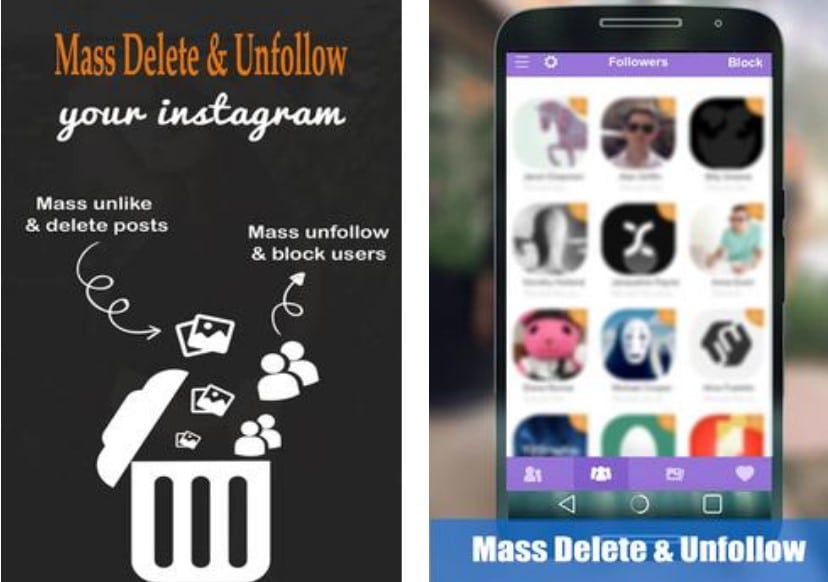 Mass Delete for Instagram on apk