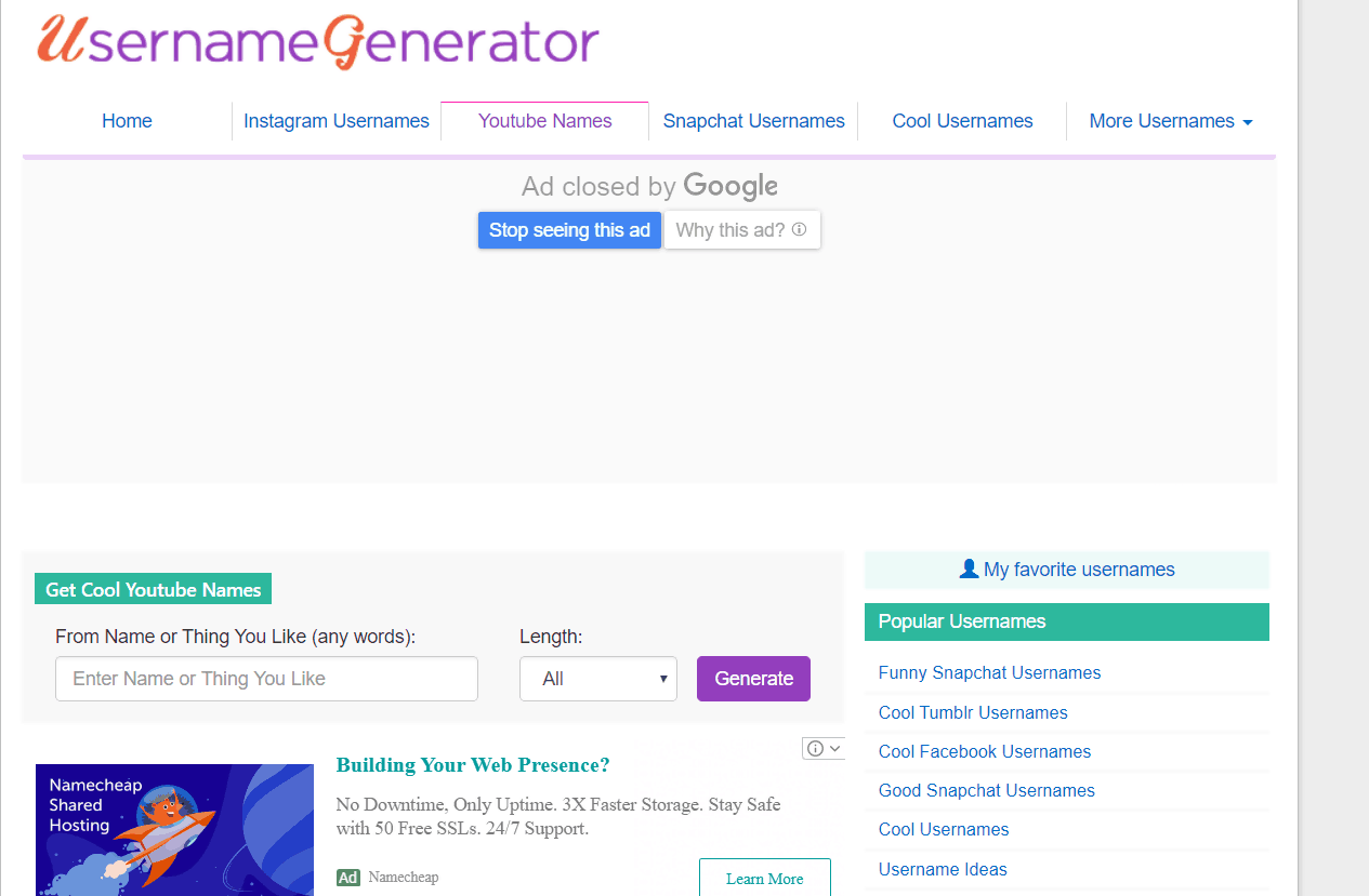 Best Username Generator