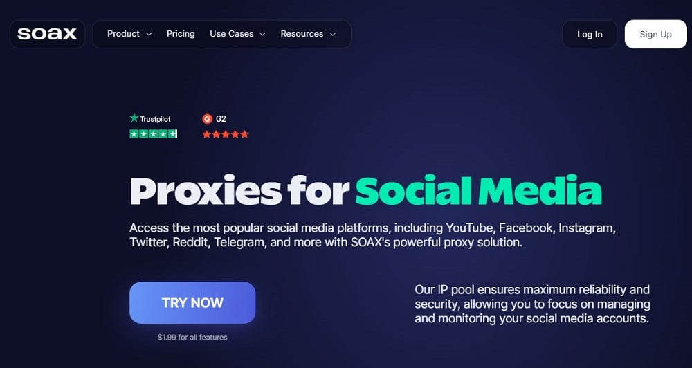 SoaxProxies for Social Media