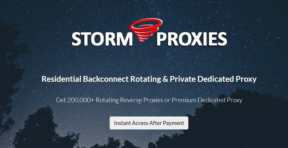 Stormproxies Residential Proxies