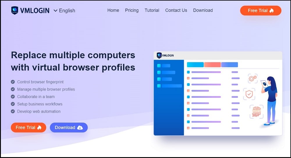 VMlogin for Virtual Profile Browsers